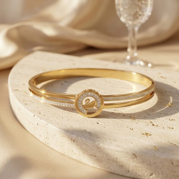 The Imperial Swan Split Bangle