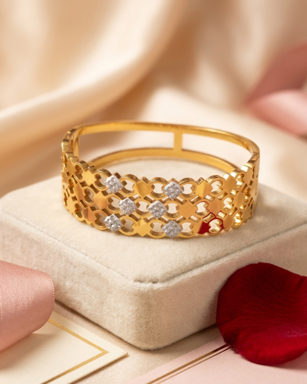 Lattice Brilliance Bangle