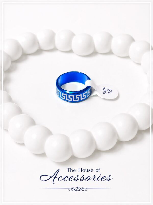 The Greek Key Blue Gents Challa