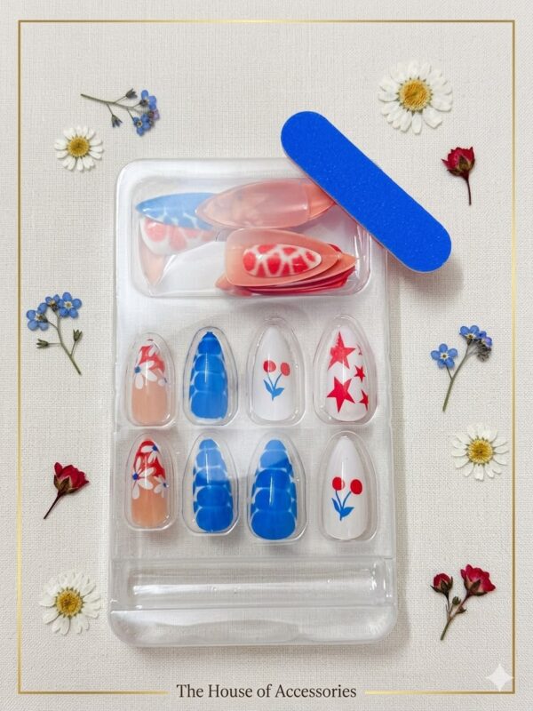 The Retro Americana Press-On Nail Set