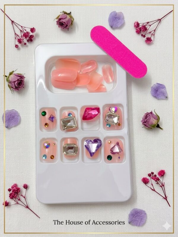 The Royal Gem & Crystal Press-On Nail Set